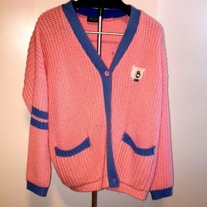 Cardigan open front with pockets